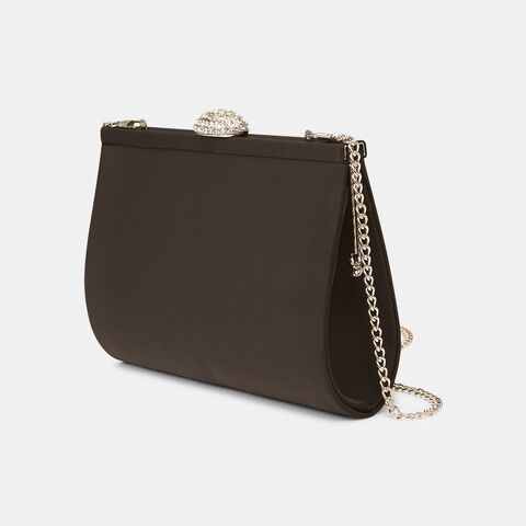 Clutch Bata Red Label con detalles joya, Negro Clutch Bata Red Label con detalles joya, Negro